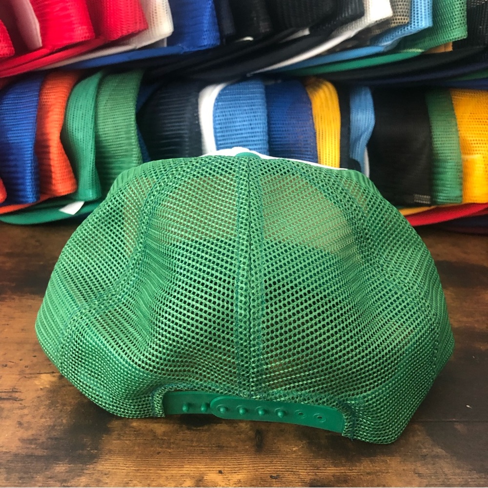 Vintage 80s 90s streetwear Castro Valley J & D Painting Rope Front Trucker Hat - Picture 5 of 7